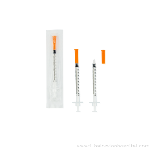 Medical CE Precisely Graduated 0.5ml Disposable syringes